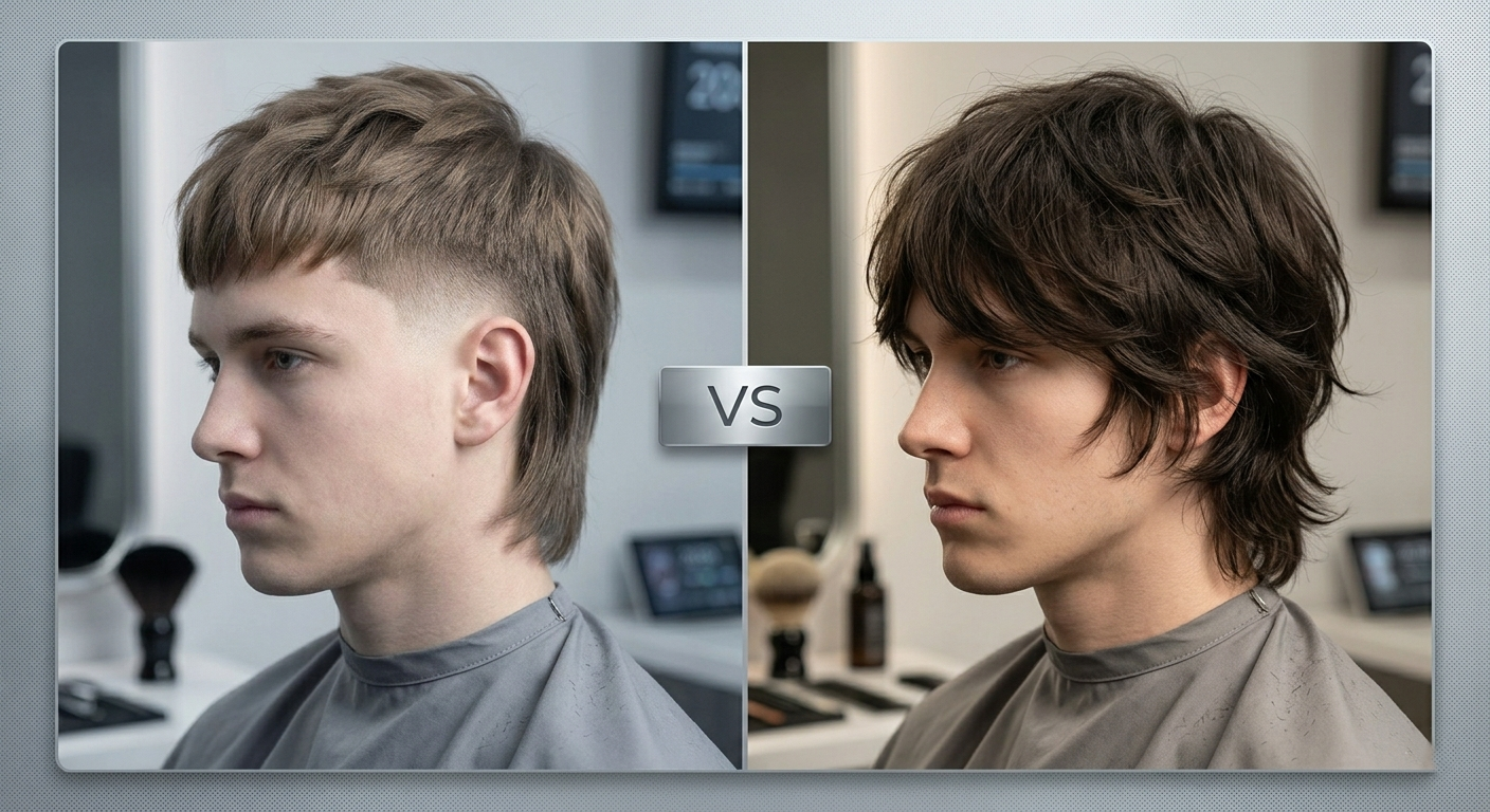 Wolf Cut vs Modern Mullet: Which Men's Haircut Suits You in 2026?