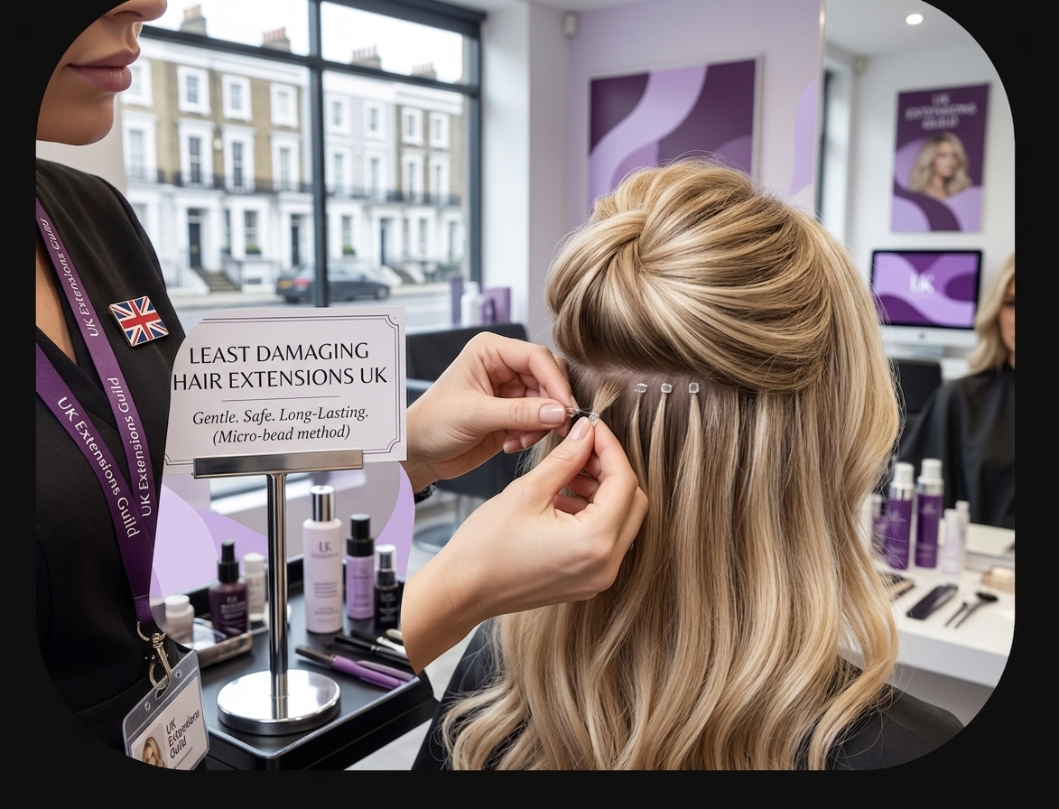 Least Damaging Hair Extensions UK